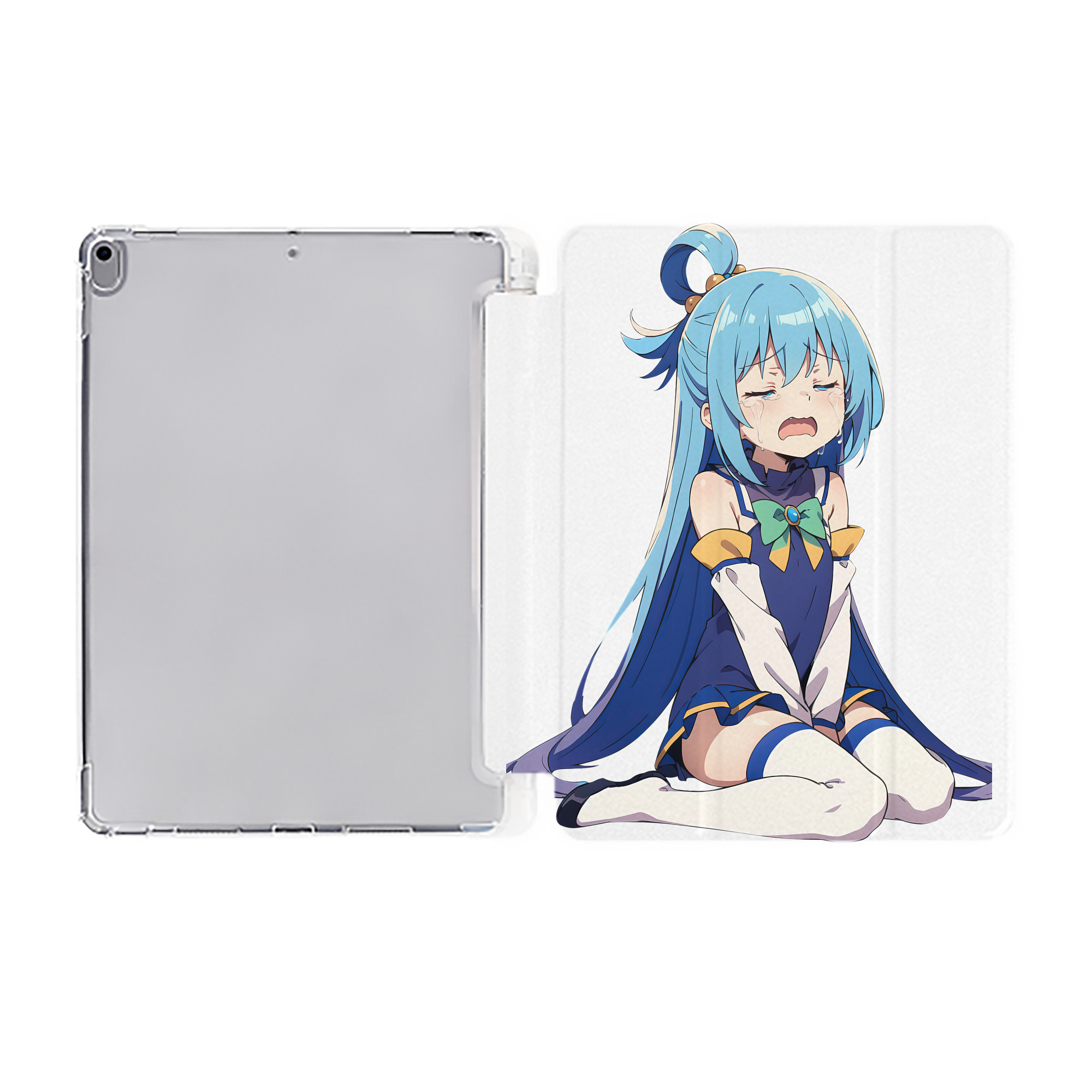 （画像用） 転スラ Regarding Reincarnated to Slime IPad ケース ペン収納付き 三つ折りスタンド PUレザー×シリコン 対応機種9.5/10.5/10.9インチ